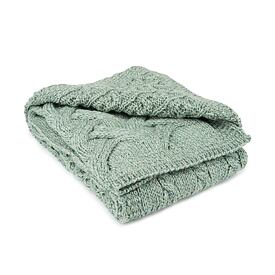 Dziecięcy wełniany pled Supersoft Merino turkusowy