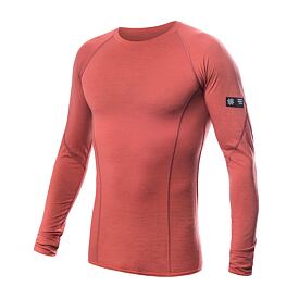Męska koszulka funkcyjna Sensor Merino Active czerwona