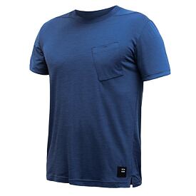Męska koszulka Sensor Merino Air Traveller ciemnoniebieska