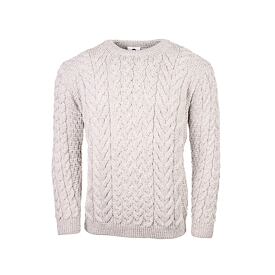 Wełniany sweter Vlnka S08 jasnoszary