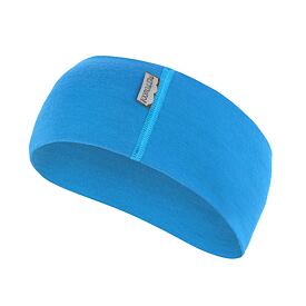 Wełniana opaska Sensor Merino Active niebieska