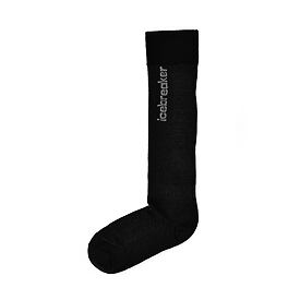 Damskie funkcyjne podkolanówki Icebreaker Merino Snow Liner, czarny