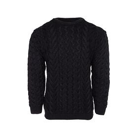 Wełniany sweter Vlnka S08 czarny