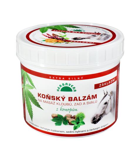 Maść końska z konopiami i kasztanowcem 500 ml
