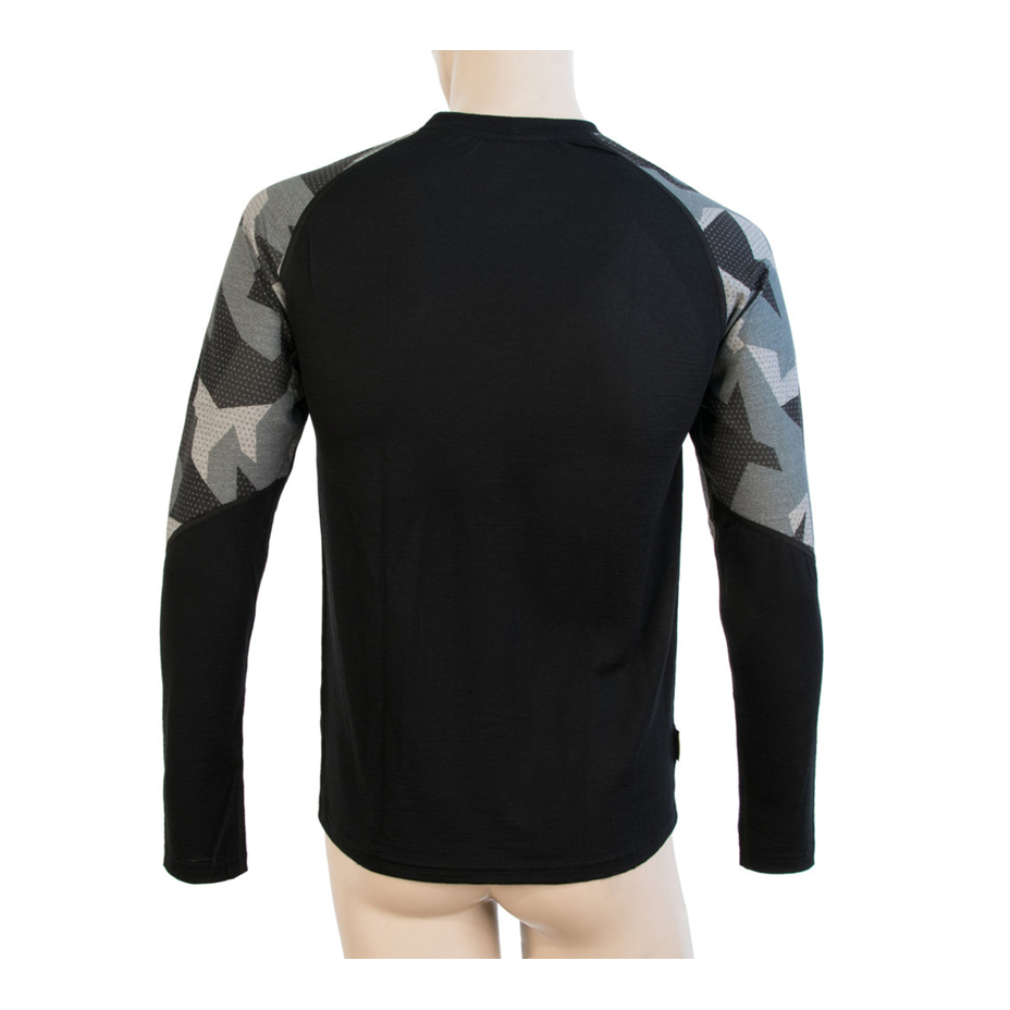 Męska koszulka funkcyjna Sensor Merino Impress Camo