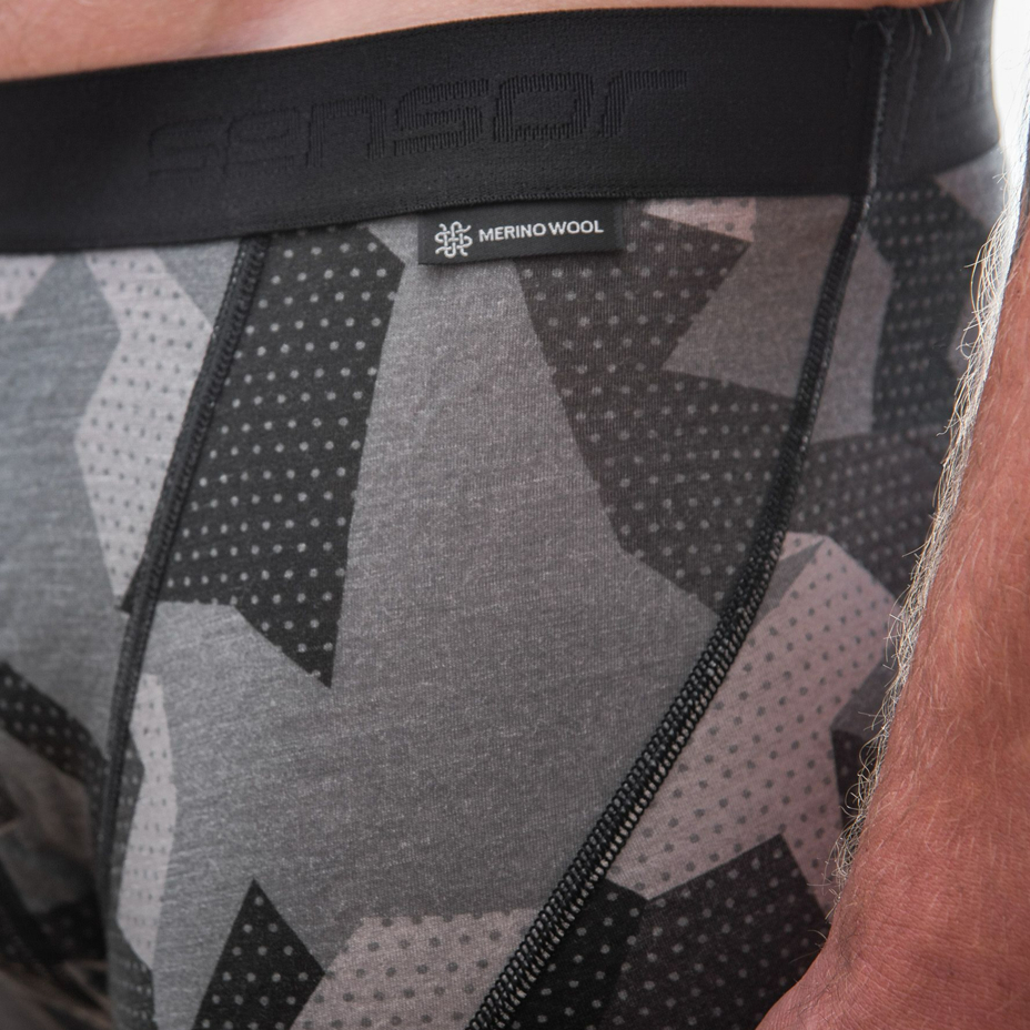 Męskie spodenki funkcyjne Sensor Merino Impress Camo