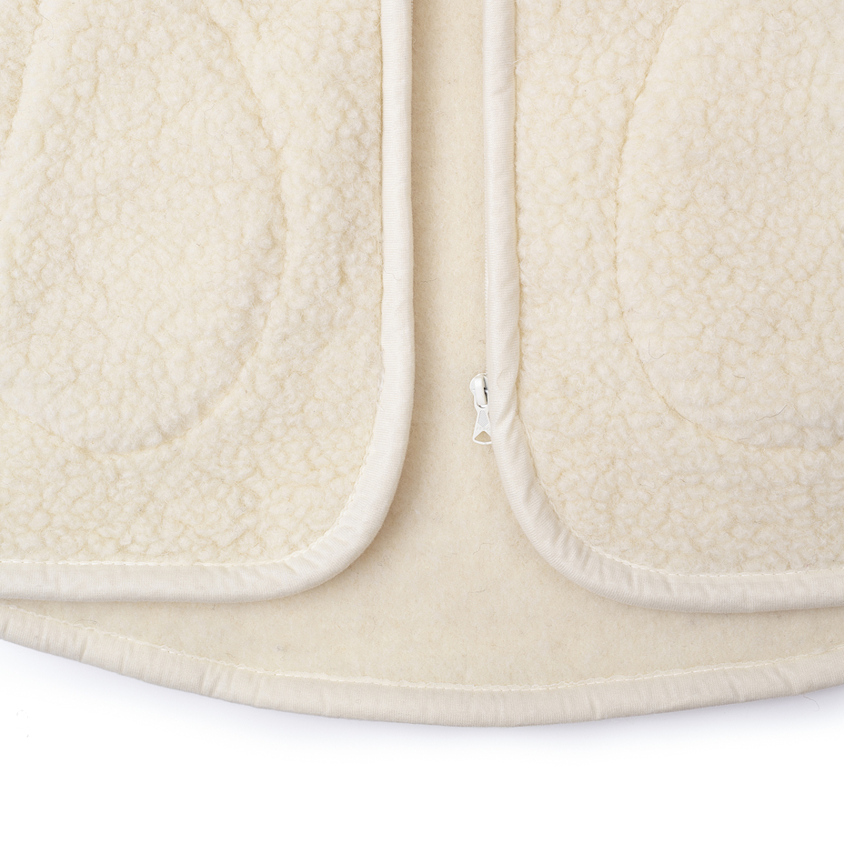 Wełniana bluza Merino 2w1, naturalna