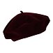 Wełniany beret Merino, bordowy