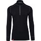 Męska koszulka funkcyjna zamek Merino XTREME Thermowave, czarna